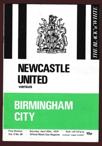 Newcastle United v Birmingham City 1973/74 Division 1 - Picture 1 of 1