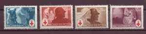 Hungary, World War Two, Red Cross & Wounded, MNH, 1944, OLD - Picture 1 of 1