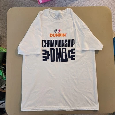 Men's XL UConn Runs on Dunkin' - Basketball Championship DNA - Cotton T-Shirt - Image 1 of 4