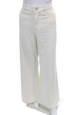 Frame Womens Cotton Wide Leg Lined Casual Pants White Size EUR 28 - Image 1 of 4