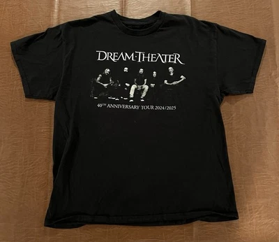 Camisa de gira Dream Theater Band 2024/2025 - Doble cara - Talla XL (ajuste grande) Foto 1 de 4