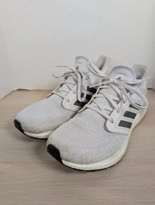 Adidas UltraBoost 20 Running Shoes Men's Size 10 Gray Sneakers EG0694 *See Desc* - Picture 1 of 19