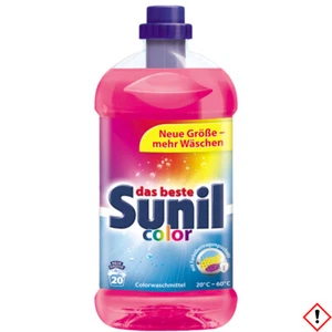 Sunil color Colorwaschmittel mit Farbübertragungsschutz 20WL 1320ml - Picture 1 of 1