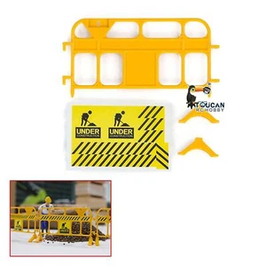 Decorative Guardrail for 1/14 RC Construction Vehicle Simulation Scenario Parts - Picture 1 of 6