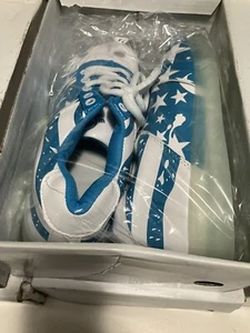 American Flag Style Led Light Up Shoes Size 6.5 - Picture 1 of 7