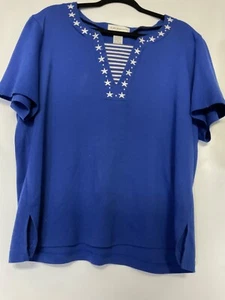 Vintage Size 1X C.D. DANIELS dress shirt Top - Picture 1 of 4