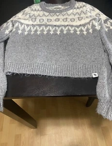 HOLLISTER PACIFIC MERCHANTS CALIFORNIA 1922 GIRLS WOMEN JUNIOR TEEN CARDIGAN... - Picture 1 of 4