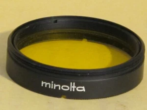 *** * Filtro Y52 amarillo montaje trasero Minolta 39 mm para MD500 #39u *** * - Imagen 1 de 3