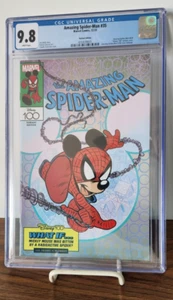 Amazing Spider-Man #35 CGC 9.8 Disney 100 Sciarrone AMS 300 Mickey Homage 005 - Picture 1 of 4