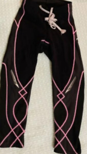 CWX COMPRESSION pants xsmall WOMENS shorts bike black leggings WORKOUT bottoms
