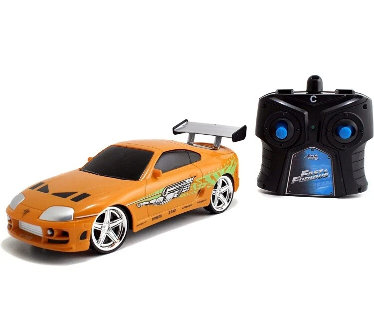 Jada Toys Fast and Furious 1 24 Radio Control Car Brian's Toyota Supra RC