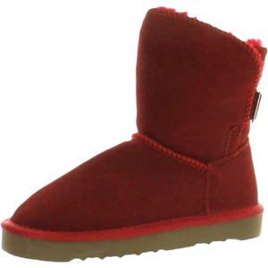 STYLE&CO Teenyy Wine Suede Pull On Ankle Boots - US 8 M - Picture 1 of 5