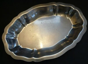 Plat de service inox ovale creux – 34,5 x 23,5 cm – Ref 4628C - Picture 1 of 4