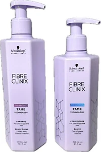 Schwarzkopf Fibre Clinix TAME Shampoo 10.1 fl oz & Conditioner 8.5 fl oz. - Picture 1 of 3