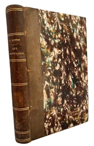 1856 Les Grotesques Theophile Gautier - Gilt Decorative Leather Binding - Picture 1 of 6