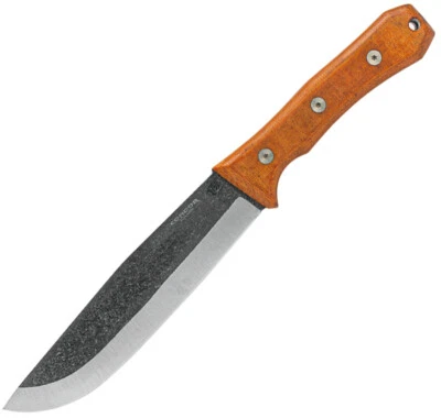 Cuchillo de hoja fija Condor Mountain Pass Camp Micarta 1095HC con funda 28357HC Foto 1 de 2