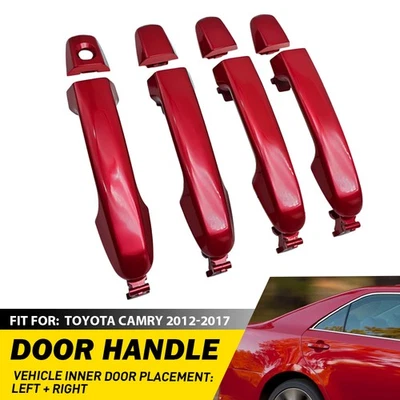 1 Juego Manija Puerta Exterior Compatible con Toyota Camry 2012 2013 2014 2015 LH RH Foto 1 de 4