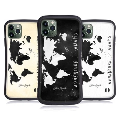 FUNDA HÍBRIDA NATURE MAGICK ADVENTURE WAITS WORLD MAP 2 PARA TELÉFONOS APPLE iPHONES Foto 1 de 4