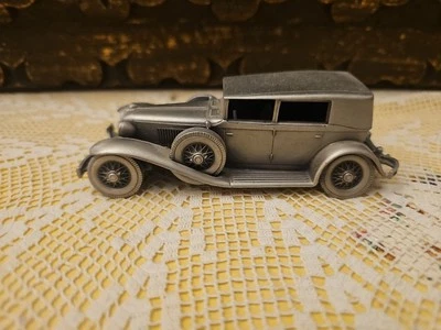 VINTAGE 1980~DANBURY MINT [MADE IN ENGLAND] PEWTER ANTIQUE CAR "1929 CORD L29" - Image 1 of 4