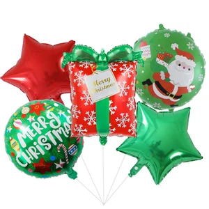 Christmas Balloons Bouquet #4 - Picture 1 of 1