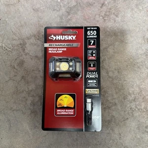 Husky 650 Lumen Breitband LED Stirnlampe mit USB-Anschluss & Akku - Bild 1 von 2