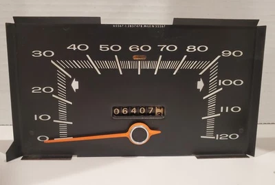1968 1969 Plymouth Valiant Speedometer Speedo Tested Working 68 69 - Image 1 of 4