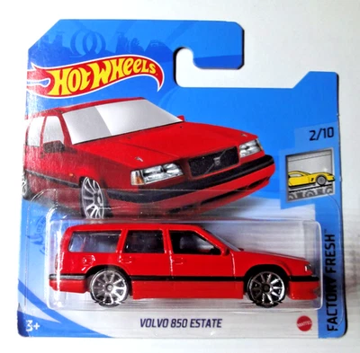 Hot Wheels - Volvo 850 Estate - Rosso - Breve Card - Factory Fresh 2021 - GRY26 - Immagine 1 di 3