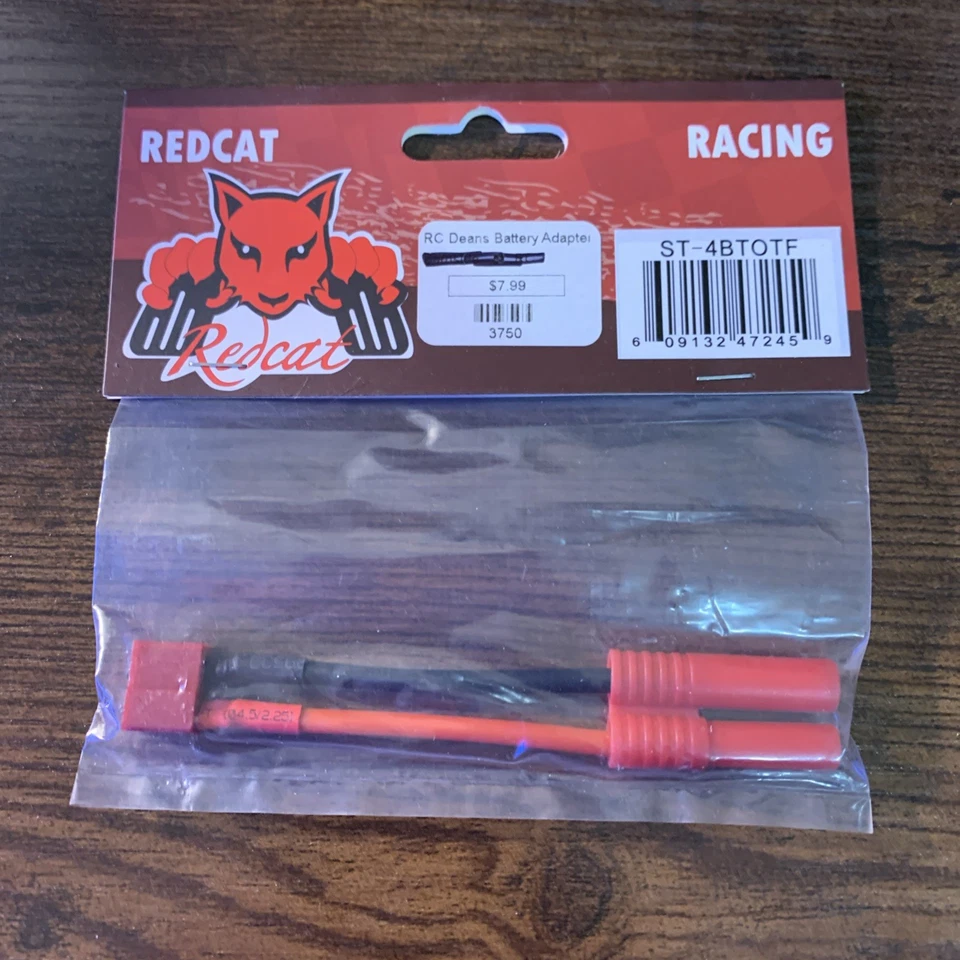 RedCat Racing 4.0 Banana Plug (HXT) to Female T (Deans) Plug ST-4BTOTF - Image 1 of 1