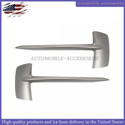 Pair Front Bumper Grille Trim Molding For BMW X5 F15 2014-2017 New Foto 1 de 4