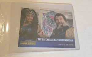2023 Star Wars Topps Now Mandalorian Duchess & Captain Bombardier #27 Blue /49  - Picture 1 of 2