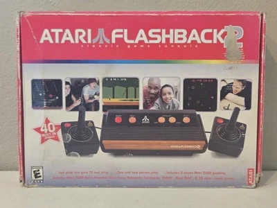 Atari Flashback 2 Console System Complete in Box Tested Working - Image 1 of 4