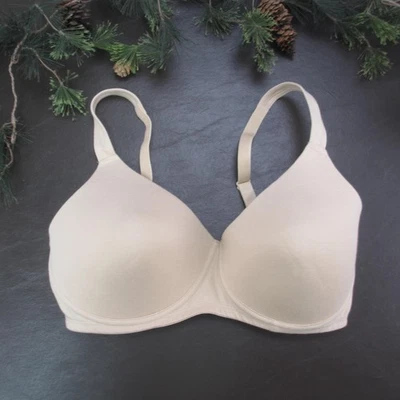 Sujetador Fruit of the Loom para mujer 38DD beige con aros camiseta ligeramente forrada F7513 Foto 1 de 4