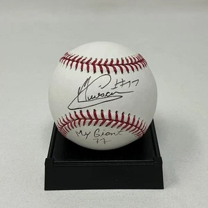Gheorghe Muresan Autografiado NBA Washington Bullets My Giant ROML Béisbol JSA - Imagen 1 de 3