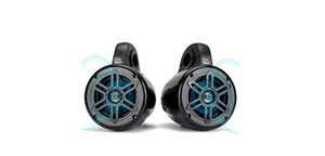 Kemi Moto UTV Wakeboard Marine Bluetooth Waterproof Roll Bar Speakers SXS 4” NEW - Picture 1 of 3