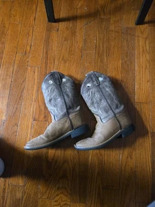 Old West Stiefel Kinder Größe 1,5 n Leder halbhoch runde Spitze Western VB9113 - Bild 1 von 5