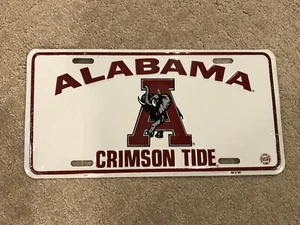 Aluminium Nummernschild University of Alabama Crimson Tide UA Auto LKW Anhänger NOS - Bild 1 von 2