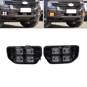 1 Paar Nebelscheinwerfer LED-Tagfahrlicht für Ford Ranger 2023+ ABS-Kunststoff - Bild 1 von 16