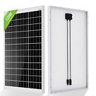 ECO-WORTHY Pannello Solare Monocristallino 120W 12V Con Telaio in Alluminio,Off-