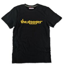 T-shirt Iggy Pop stooges punk music cotone nera unisex rock band 