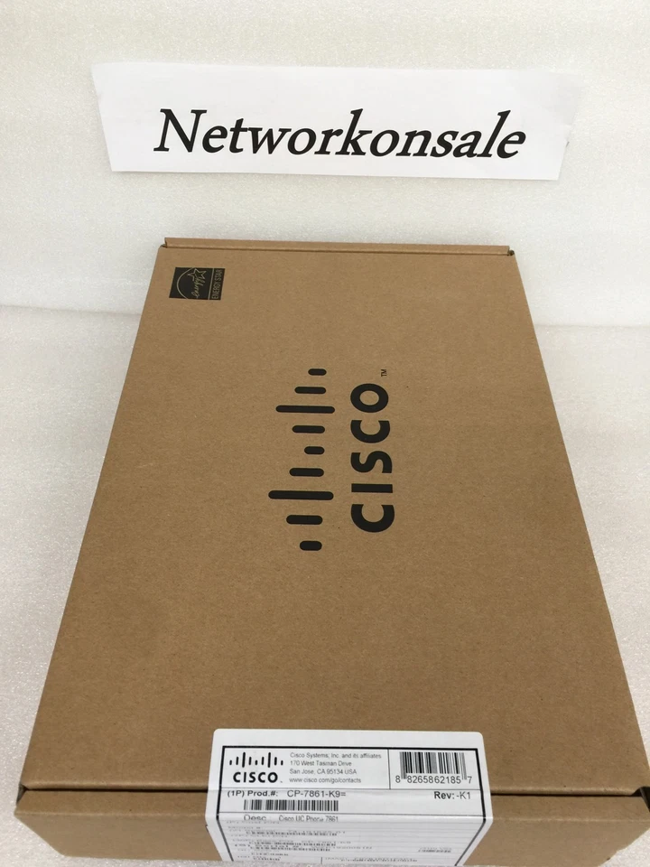 CP-7861-K9 Cisco 7861 IP VolP Telephone Phone  -NEW* In Stock Ships Immediately - Image 1 of 1