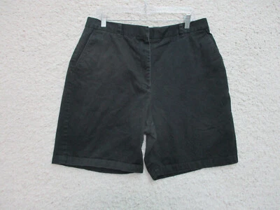 Pantalones Cortos Lauren Ralph Lauren 16 Para Mujer Talla Regular Negro Chino Bolsillos Exterior Foto 1 de 4