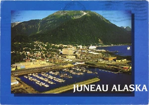 Postcard:  Aerial View of Juneau --- Alaska - USA - Picture 1 of 2