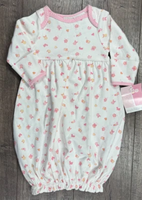 Ropa de bebé niña nuevo vestido vintage brillante futuro prematuro prematuro (grande) rosa conejito abejas Foto 1 de 3