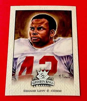 Ronnie Lott 2002 Donruss Gridiron Kings  #162 HOF San Francisco 49ers NFL Safety - Image 1 of 3