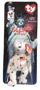 Glory The Bear 1997 McDonalds Ty Beanie Baby Errors OakBrook y 1993 Vintage - Imagen 1 de 12