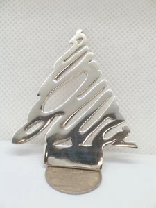 Wishing Tree Shaped Christmas Decoration In 925 SILVER - Place Card - Ornament - - Picture 1 of 4