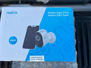 Reolink Argus 3 Pro WiFi IP Security Camera 2K Battery Powered with Solar Panel - Picture 1 of 3