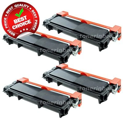4 High Yield TN660 TN630 Black Toner Cartridge HL-L2300D For Brother DCP-L2540DW - Image 1 of 3