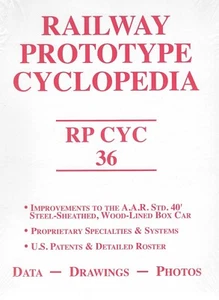 PROTOTIPO DE FERROCARRIL CICLOPEDIA 36 - 40' Envestido de Acero, Forrado en Madera CAJA COCHE (NUEVO) - Imagen 1 de 2