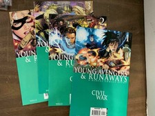 YOUNG AVENGERS & RUNAWAYS #1-4, Marvel Comics (2006)Complete Set (CC2) CIVIL WAR